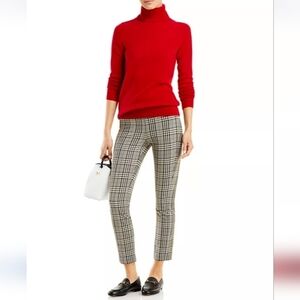 NWT C by Bloomingdales 100% 2-Ply Cashmere Turtleneck Sweater Scarlet Size L